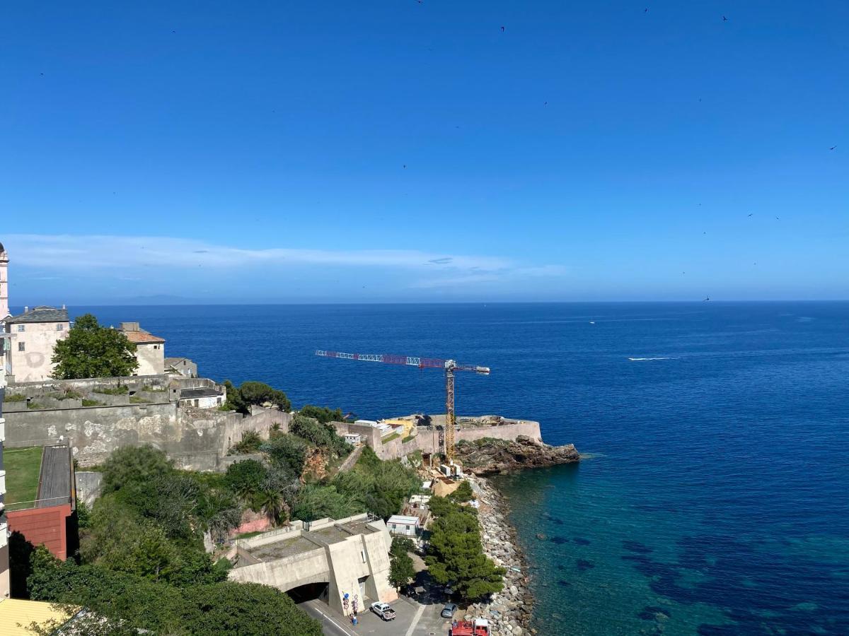 Appartement Vue Mer Et Iles Italiennes Bastia  Exterior photo